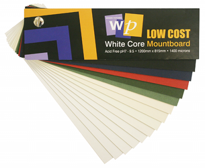 Wessex Low Cost White Core Mountboard